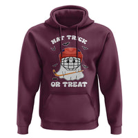 Halloween Hockey Hoodie Hat Trick Or Treat Ghost Player