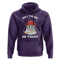 Halloween Hockey Hoodie Hat Trick Or Treat Ghost Player