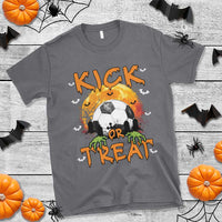 Halloween Soccer T Shirt Kick Or Treat Spooky Season - Wonder Print Shop