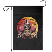 Halloween Football Garden Flag Spooky Skeleton Player - Wonder Print Shop