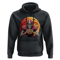 Halloween Football Hoodie Spooky Skeleton Player
