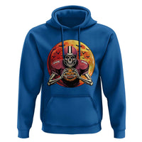 Halloween Football Hoodie Spooky Skeleton Player