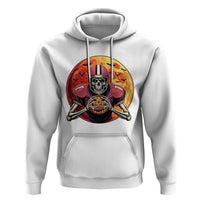 Halloween Football Hoodie Spooky Skeleton Player