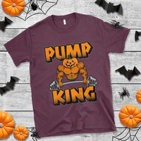Funny Halloween Gymer T Shirt Pump King Gym Workout Pumpkin - Wonder Print Shop