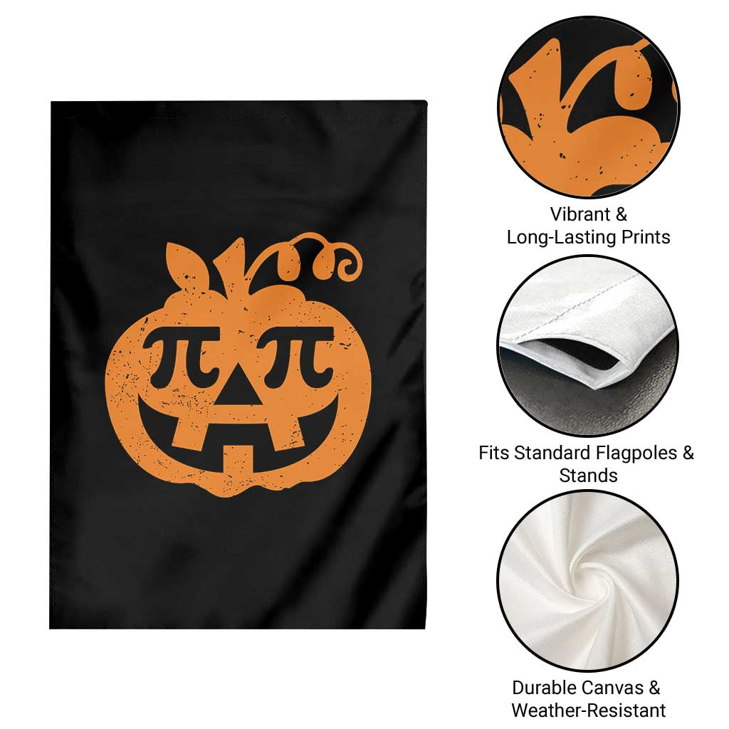 Halloween Math Teacher Pi Pumpkin Garden Flag - Wonder Print Shop