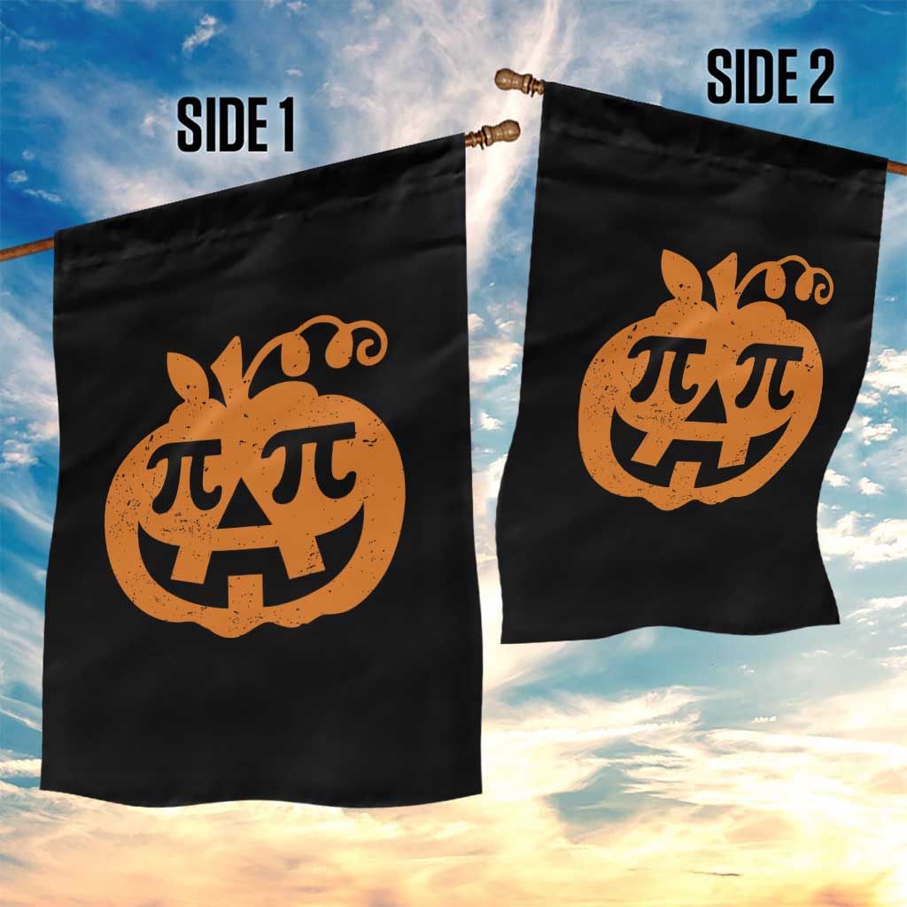 Halloween Math Teacher Pi Pumpkin Garden Flag - Wonder Print Shop