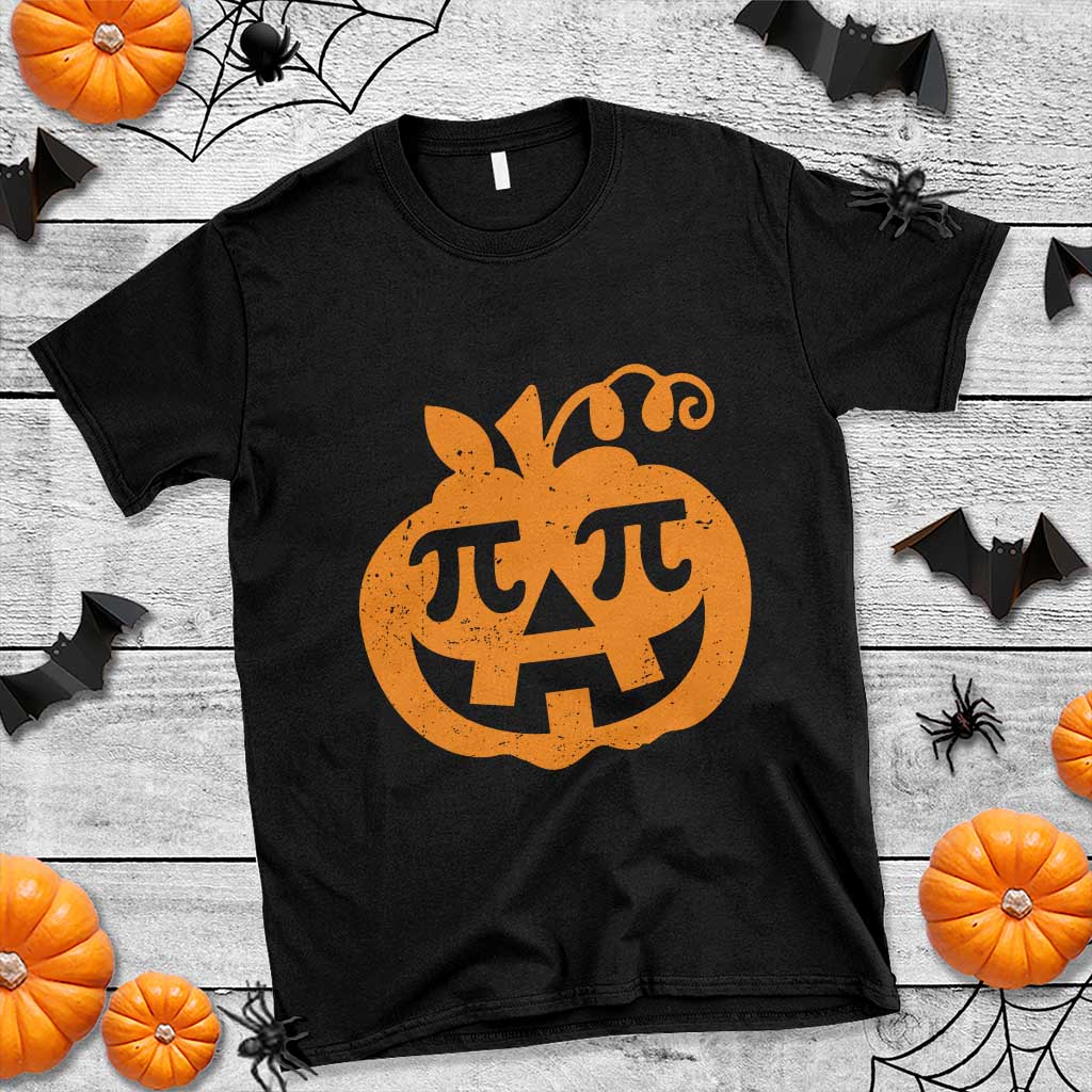 Halloween Math Teacher Pi Pumpkin T Shirt - Wonder Print Shop
