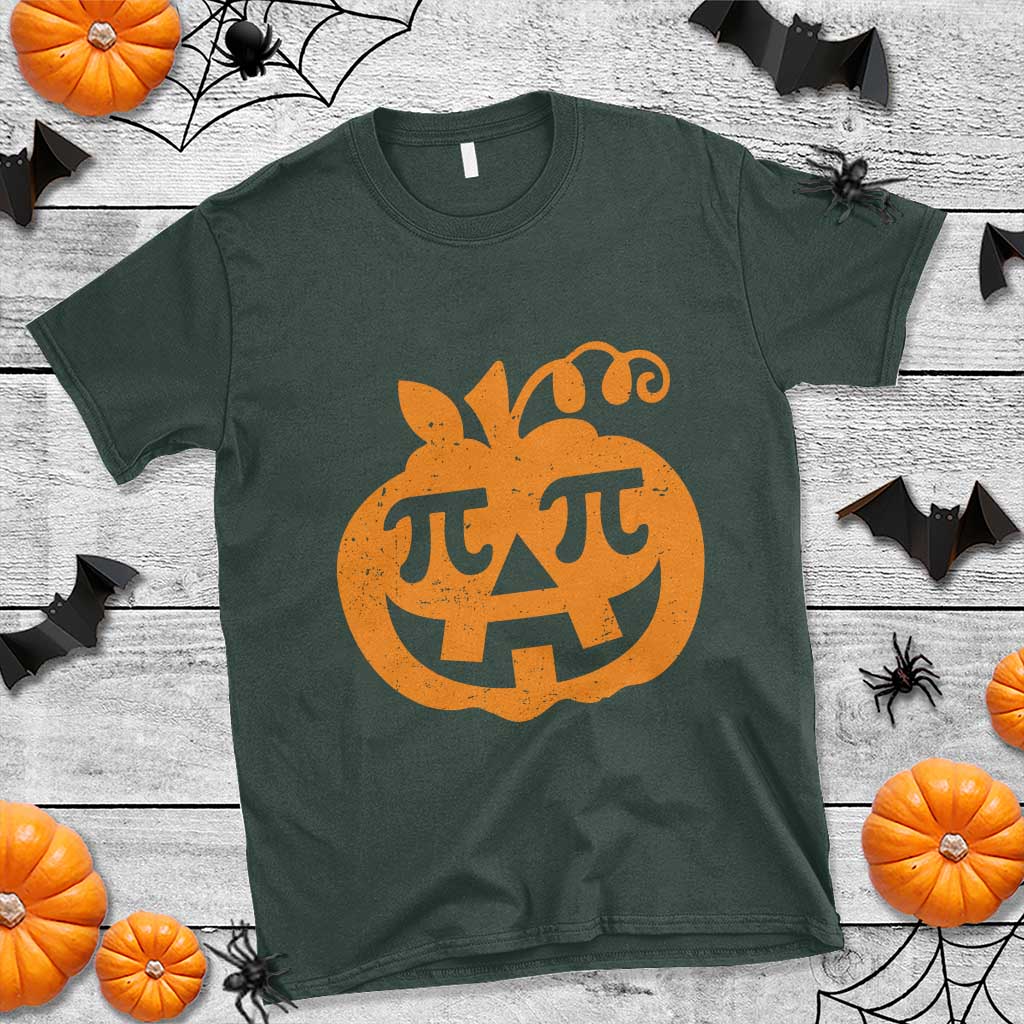 Halloween Math Teacher Pi Pumpkin T Shirt - Wonder Print Shop