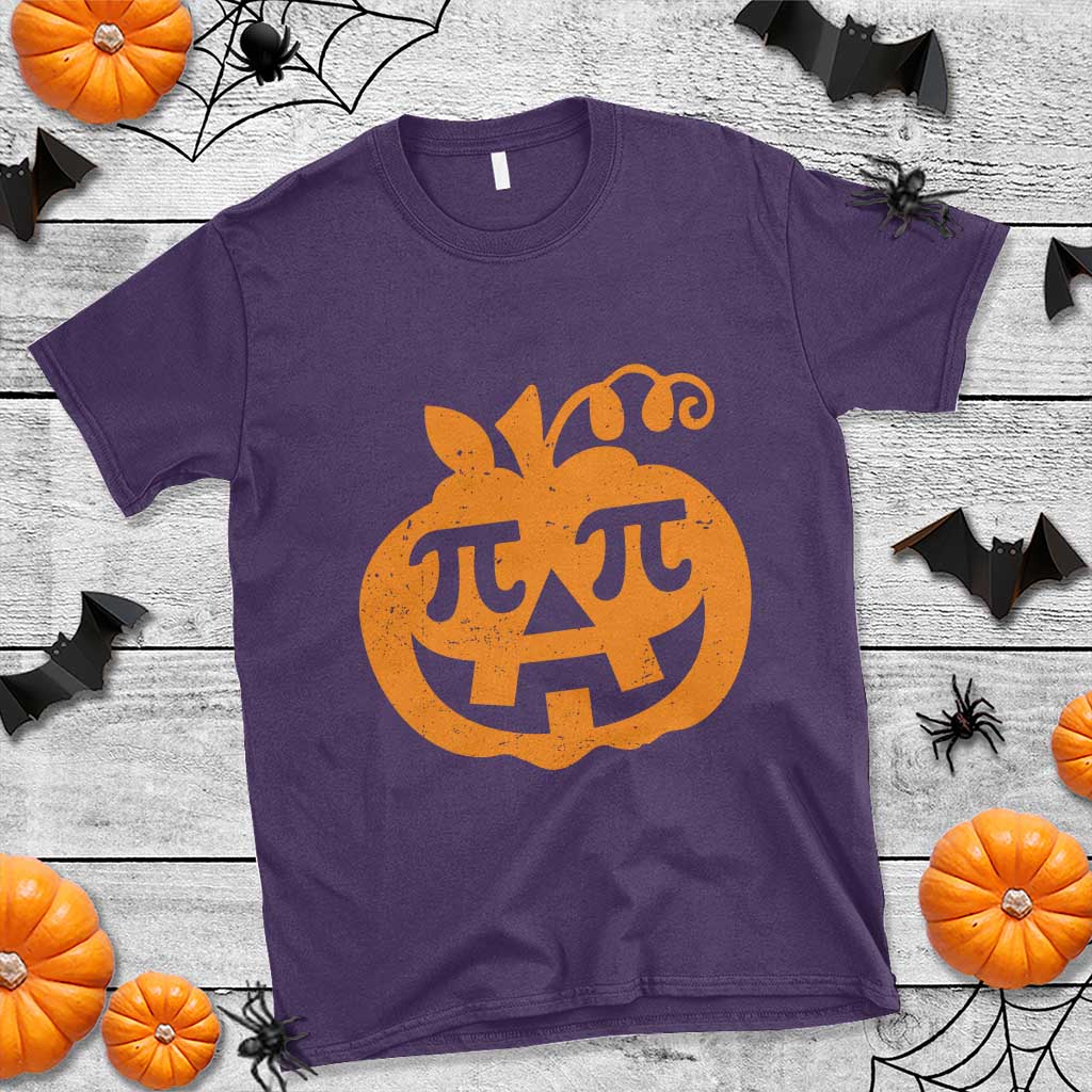 Halloween Math Teacher Pi Pumpkin T Shirt - Wonder Print Shop