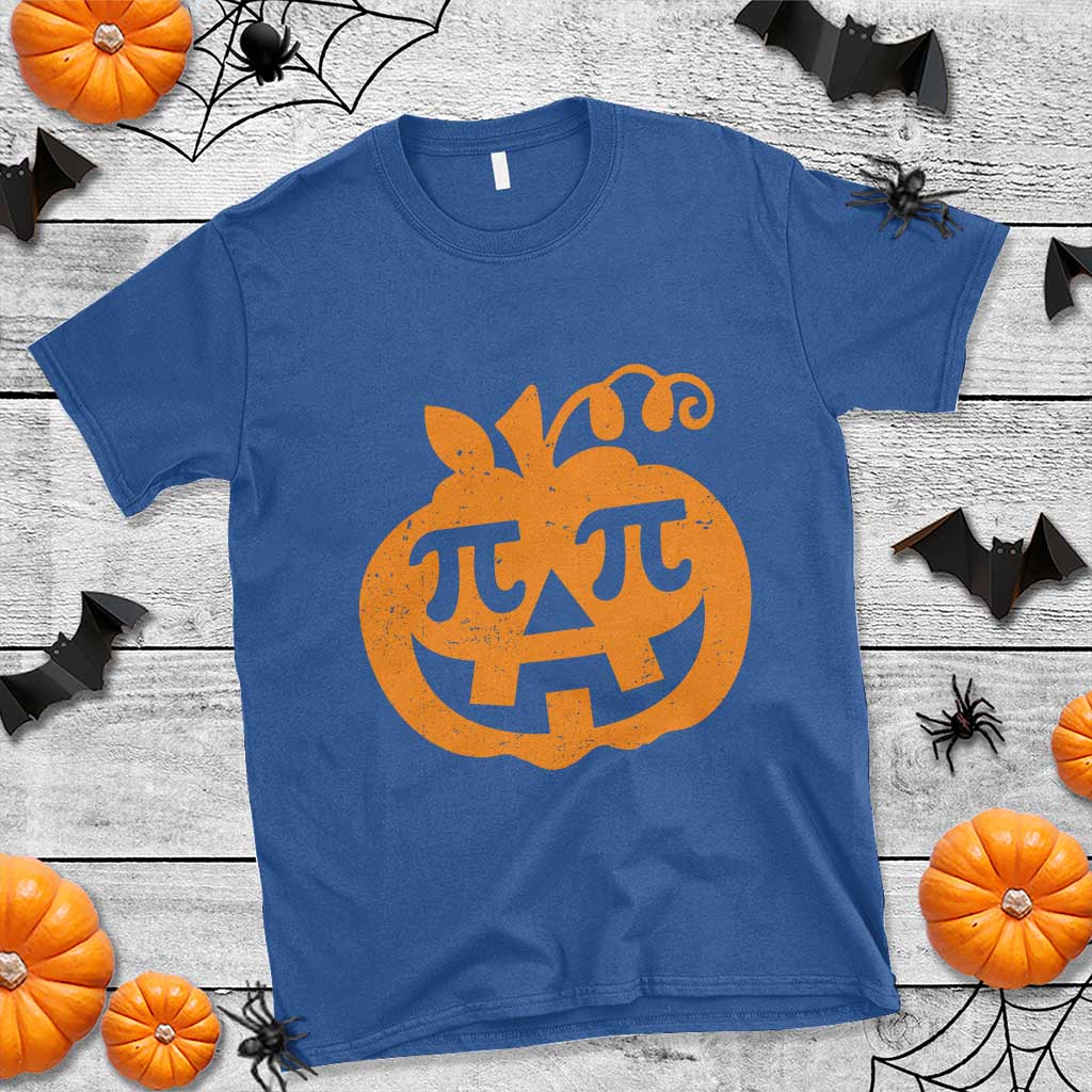 Halloween Math Teacher Pi Pumpkin T Shirt - Wonder Print Shop