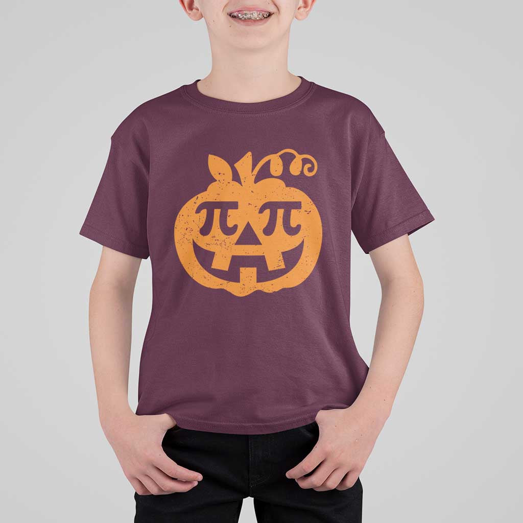 Halloween Math Teacher Pi Pumpkin T Shirt For Kid - Wonder Print Shop