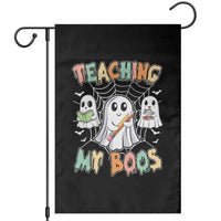 Teacher Halloween Garden Flag Teaching My Boos Cute Ghost - Wonder Print Shop
