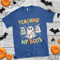 Teacher Halloween T Shirt Teaching My Boos Cute Ghost - Wonder Print Shop