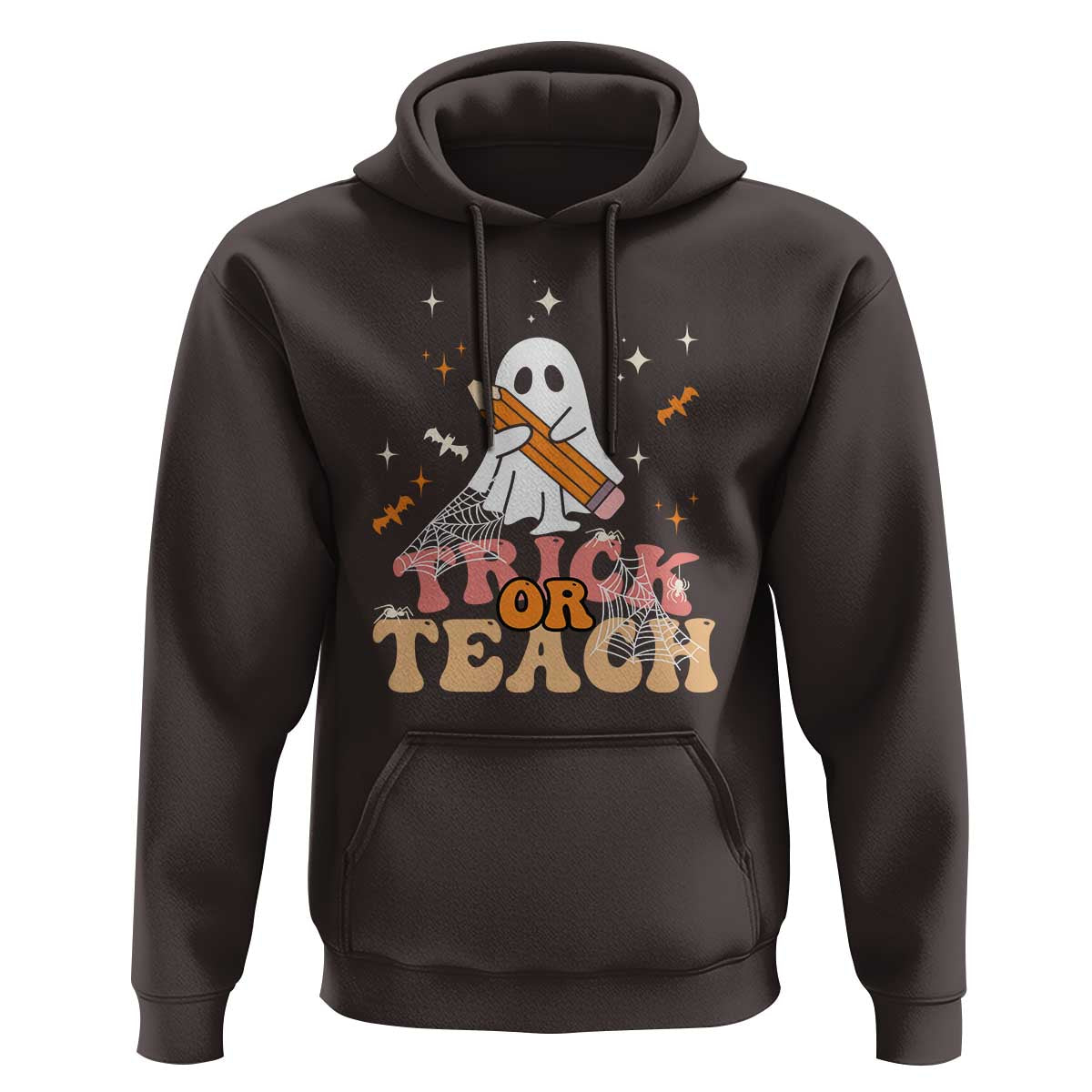 Teacher Halloween Hoodie Trick Or Teach Ghost