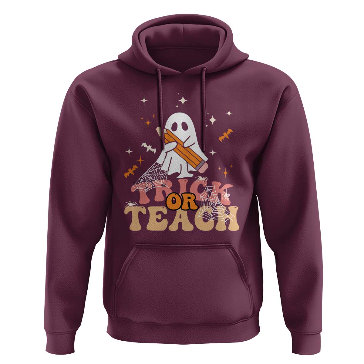 Teacher Halloween Hoodie Trick Or Teach Ghost