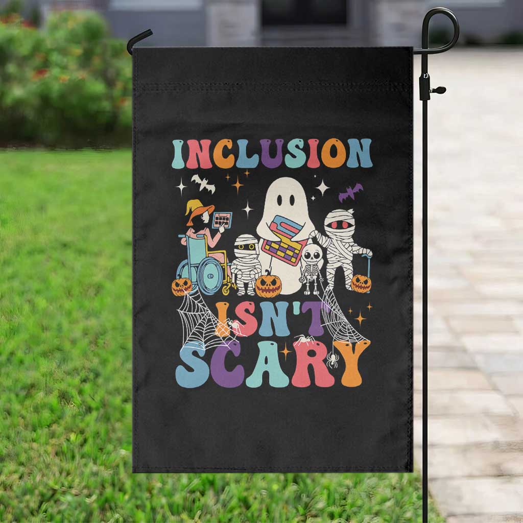 Special Teacher Halloween Garden Flag Inclusion Isn't Scary - Wonder Print Shop