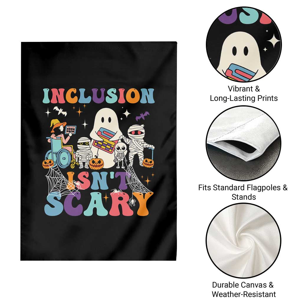 Special Teacher Halloween Garden Flag Inclusion Isn't Scary - Wonder Print Shop