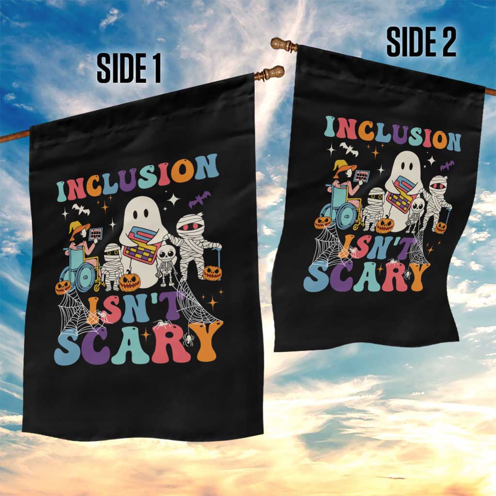 Special Teacher Halloween Garden Flag Inclusion Isn't Scary - Wonder Print Shop