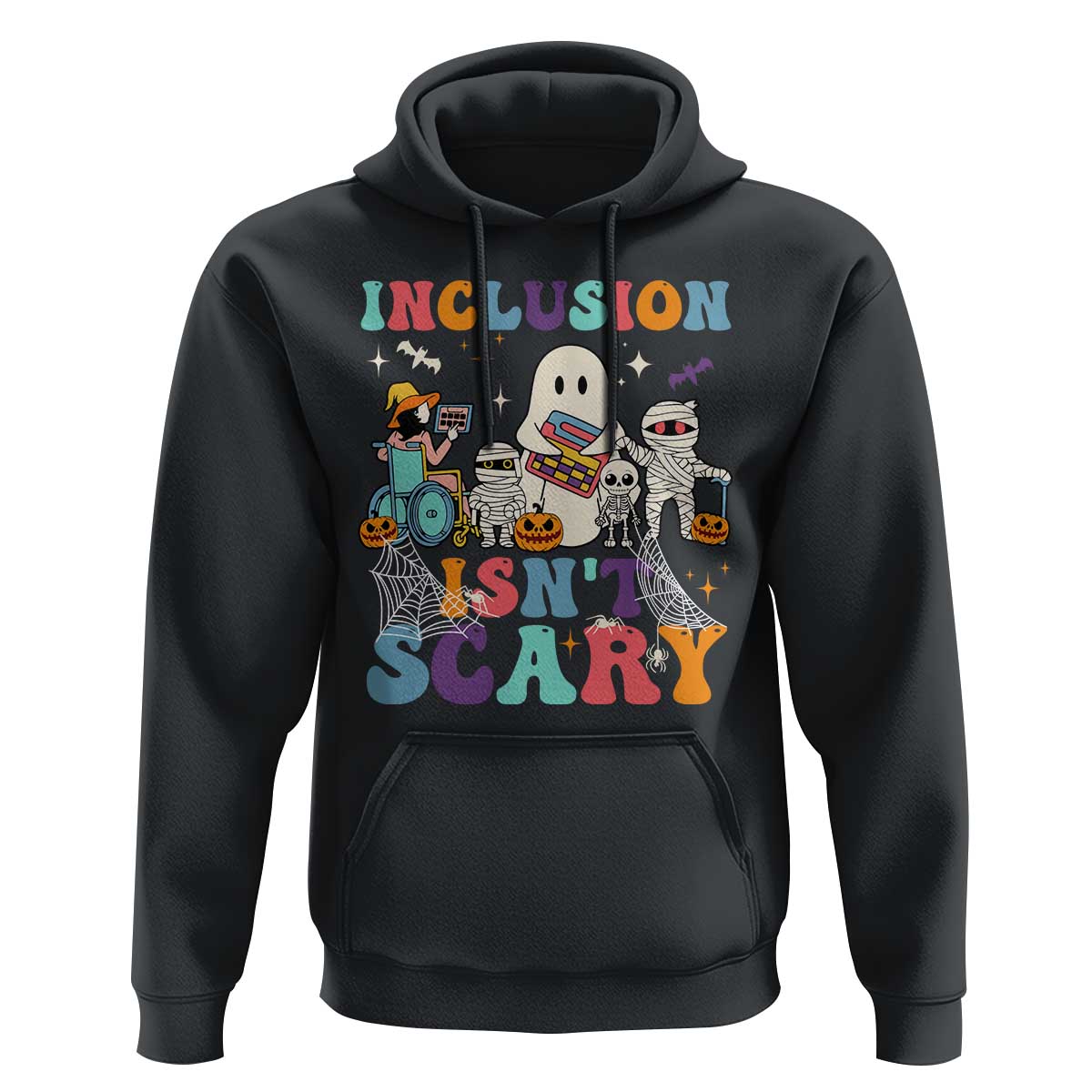 Special Teacher Halloween Hoodie Inclusion Isn't Scary