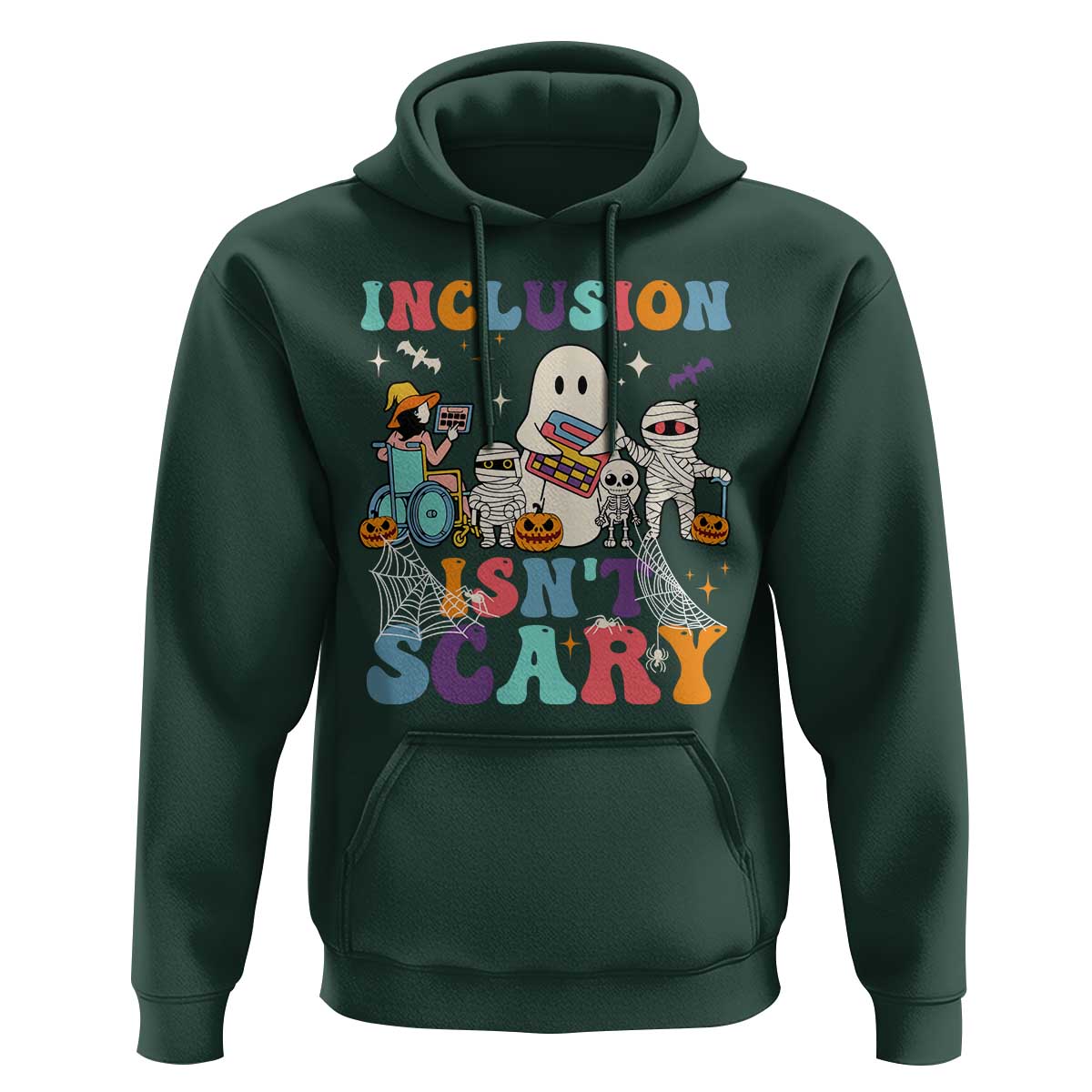 Special Teacher Halloween Hoodie Inclusion Isn't Scary