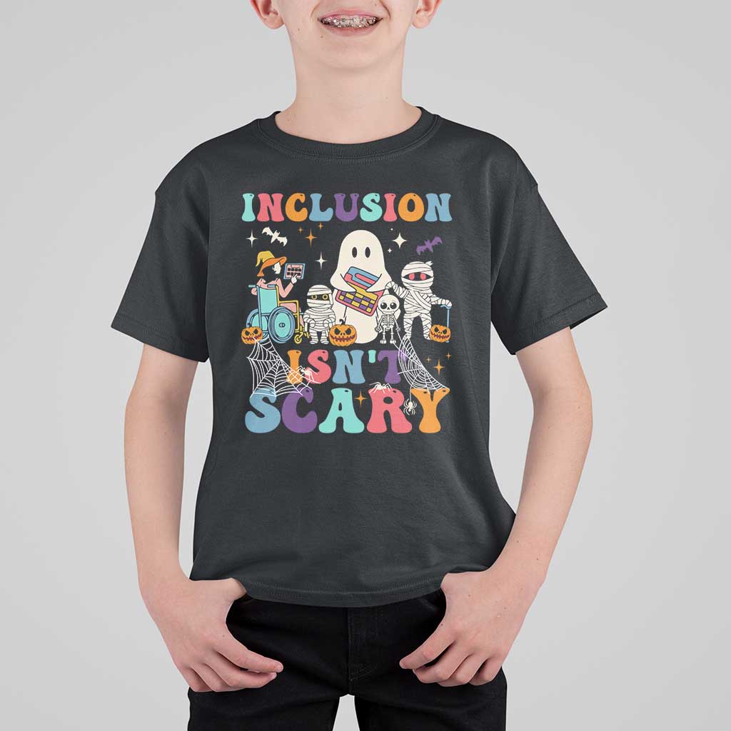 Special Teacher Halloween T Shirt For Kid Inclusion Isn't Scary - Wonder Print Shop