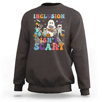 Special Teacher Halloween Sweatshirt Inclusion Isn't Scary - Wonder Print Shop