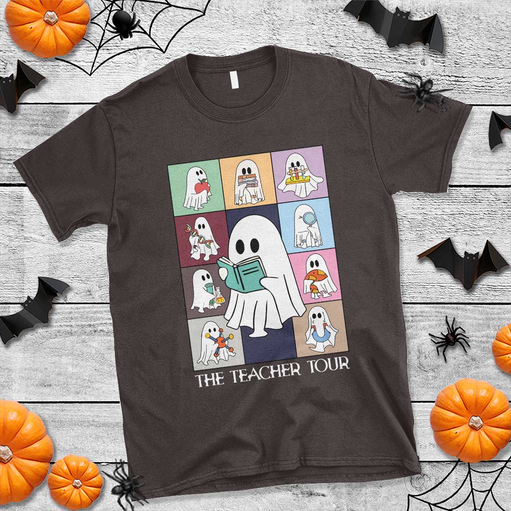 Science Teacher Halloween T Shirt Spooky Teacher Era - Wonder Print Shop