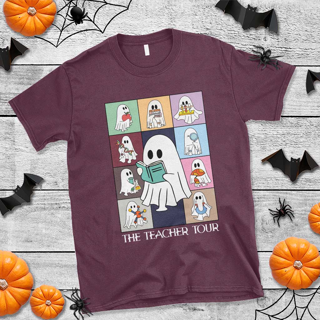 Science Teacher Halloween T Shirt Spooky Teacher Era - Wonder Print Shop