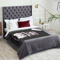 School Counselor Halloween Throw Blanket Don't Ghost Your Feelings Spooky Mental Health - Wonder Print Shop