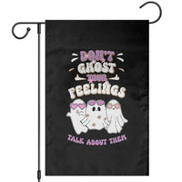 School Counselor Halloween Garden Flag Don't Ghost Your Feelings Spooky Mental Health - Wonder Print Shop