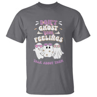 School Counselor Halloween T Shirt Don't Ghost Your Feelings Spooky Mental Health - Wonder Print Shop