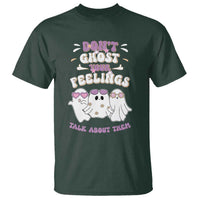 School Counselor Halloween T Shirt Don't Ghost Your Feelings Spooky Mental Health - Wonder Print Shop