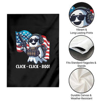 Halloween Veteran Garden Flag Click Click Boo Army - Wonder Print Shop