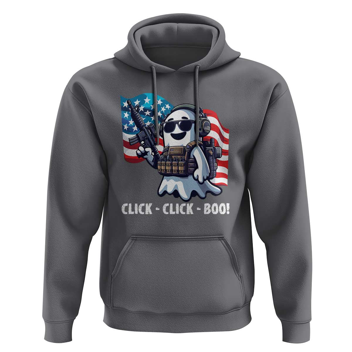 Halloween Veteran Hoodie Click Click Boo Army