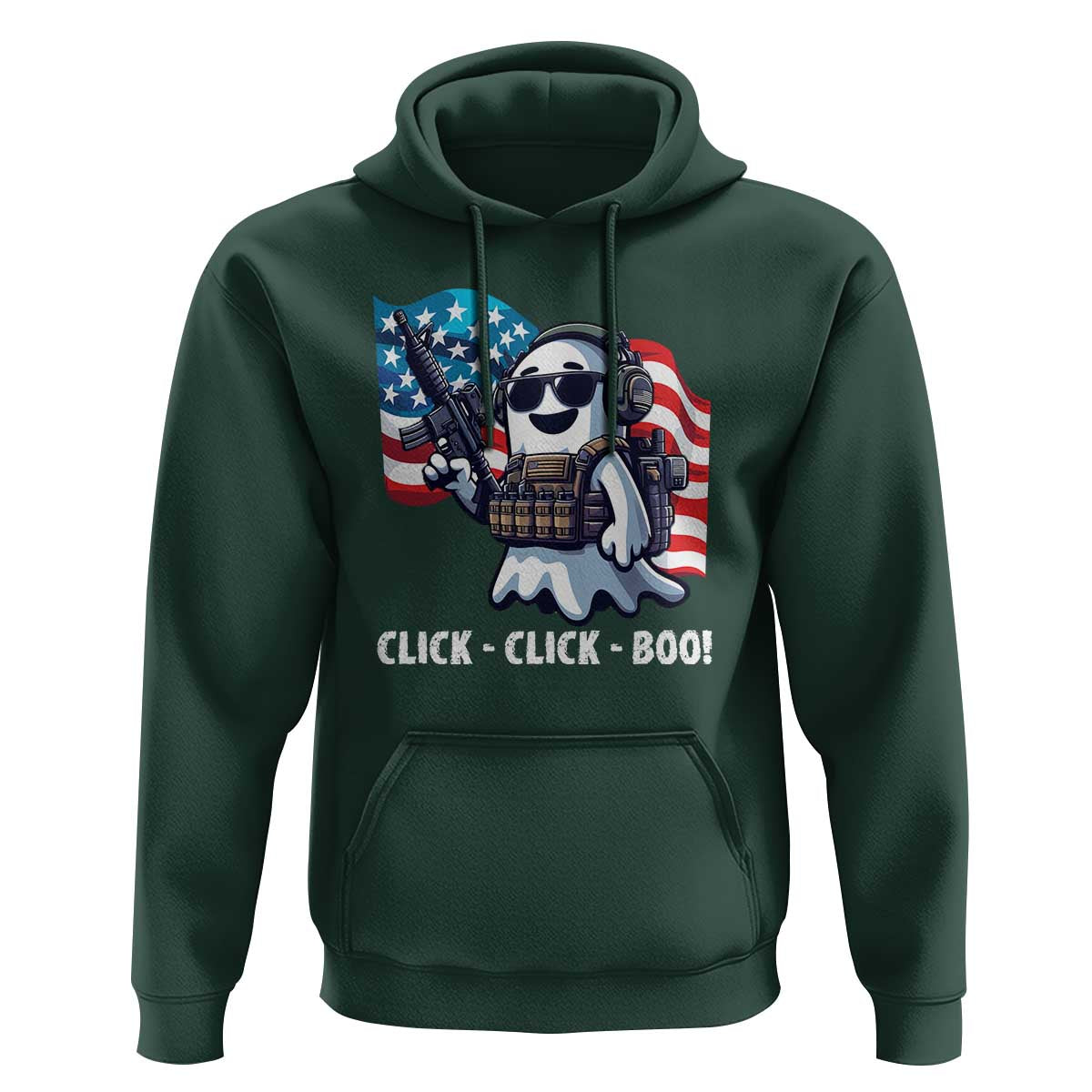 Halloween Veteran Hoodie Click Click Boo Army