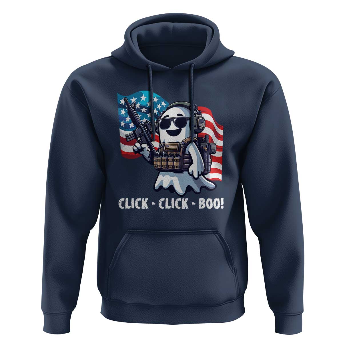 Halloween Veteran Hoodie Click Click Boo Army