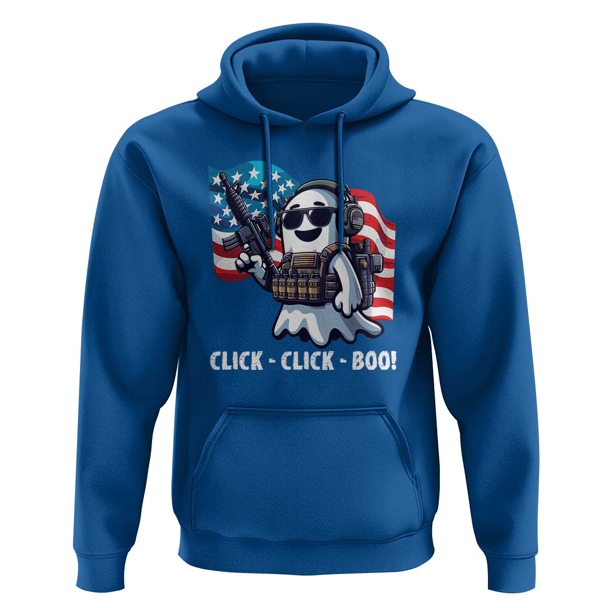 Halloween Veteran Hoodie Click Click Boo Army
