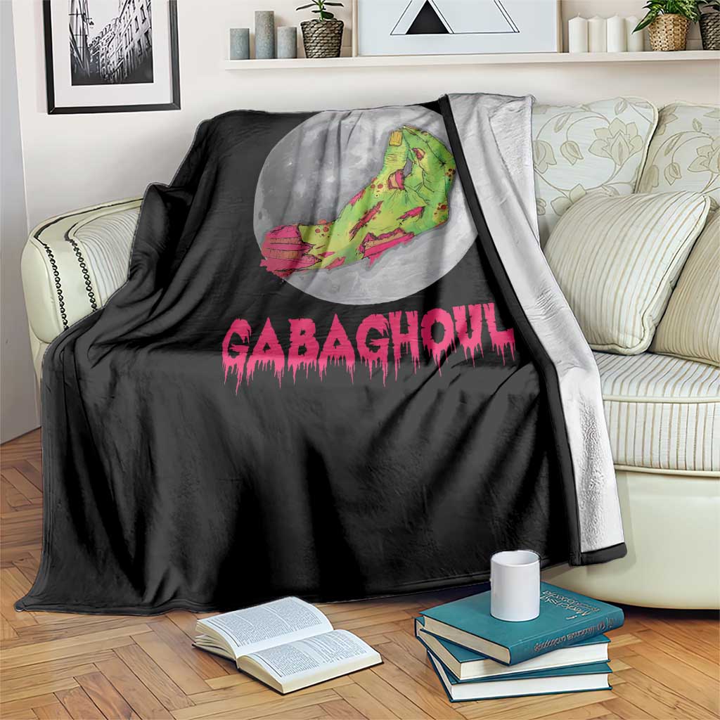Funny Halloween Throw Blanket Gabaghoul Italian Zombie Hand - Wonder Print Shop