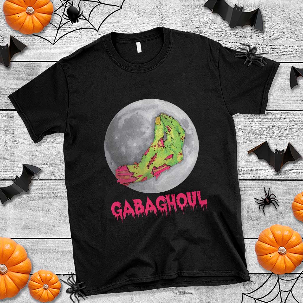 Funny Halloween T Shirt Gabaghoul Italian Zombie Hand - Wonder Print Shop