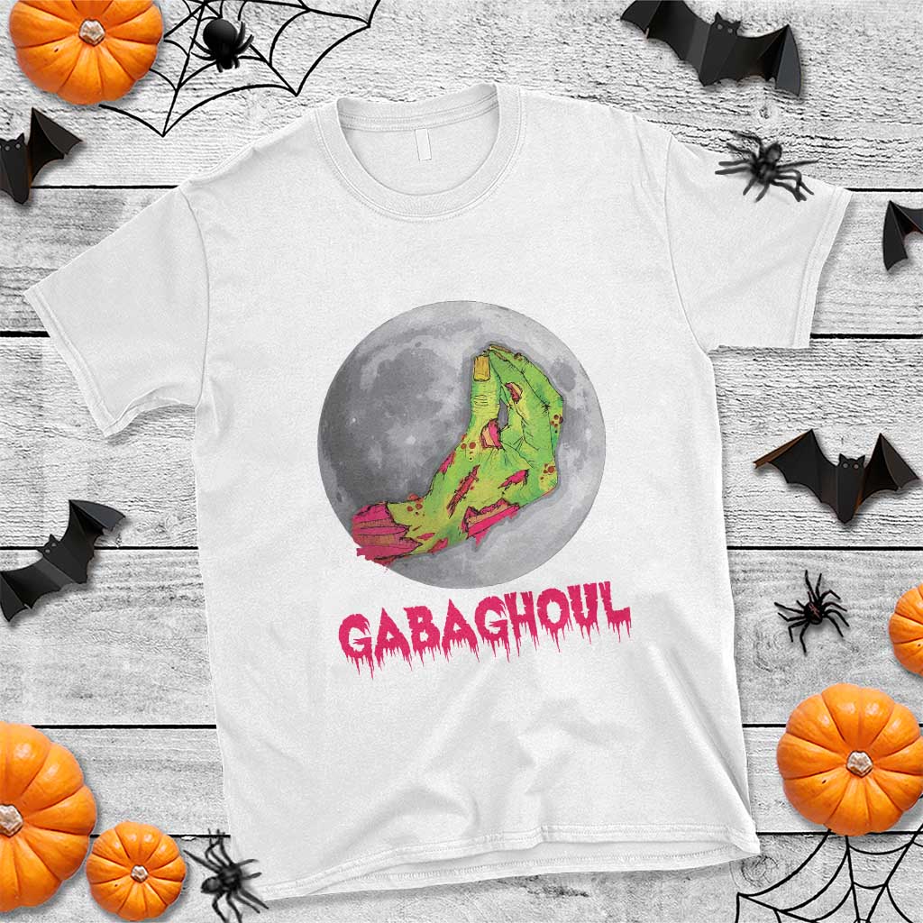 Funny Halloween T Shirt Gabaghoul Italian Zombie Hand - Wonder Print Shop
