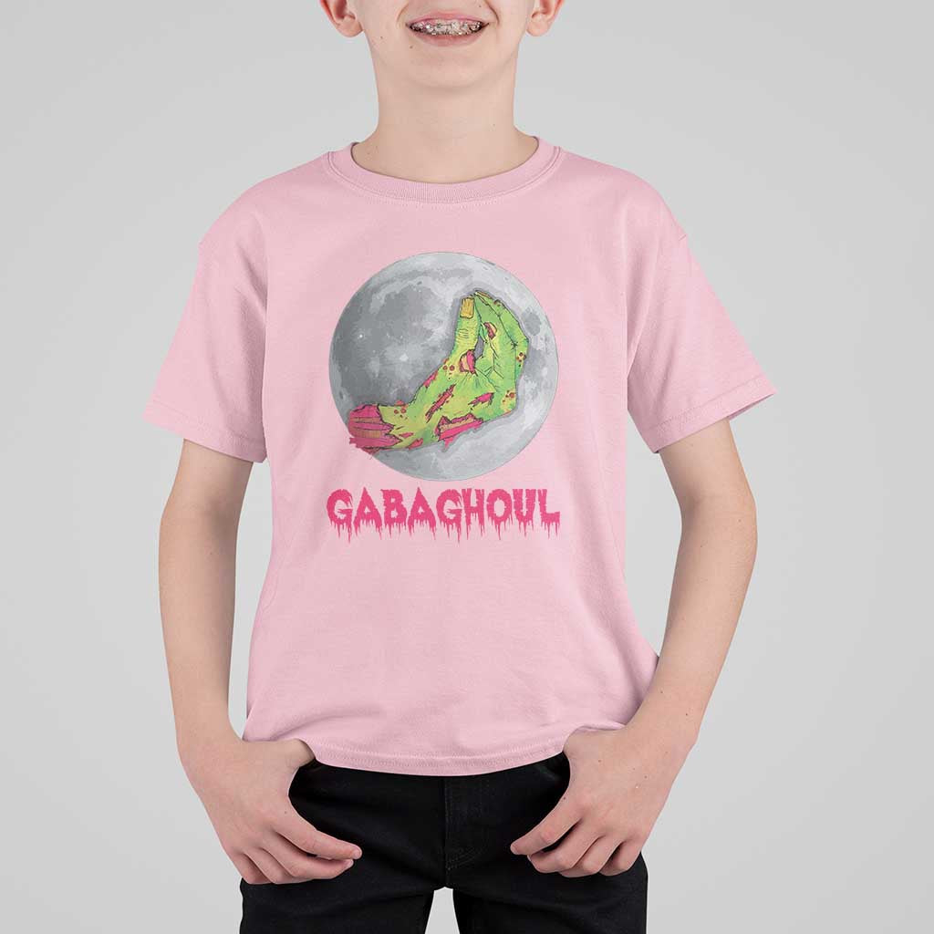 Funny Halloween T Shirt For Kid Gabaghoul Italian Zombie Hand - Wonder Print Shop