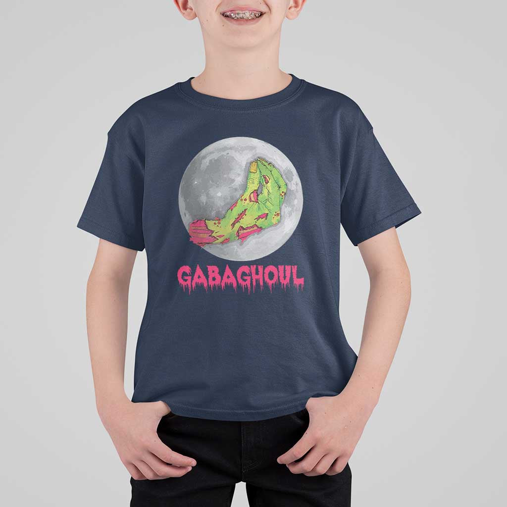 Funny Halloween T Shirt For Kid Gabaghoul Italian Zombie Hand - Wonder Print Shop