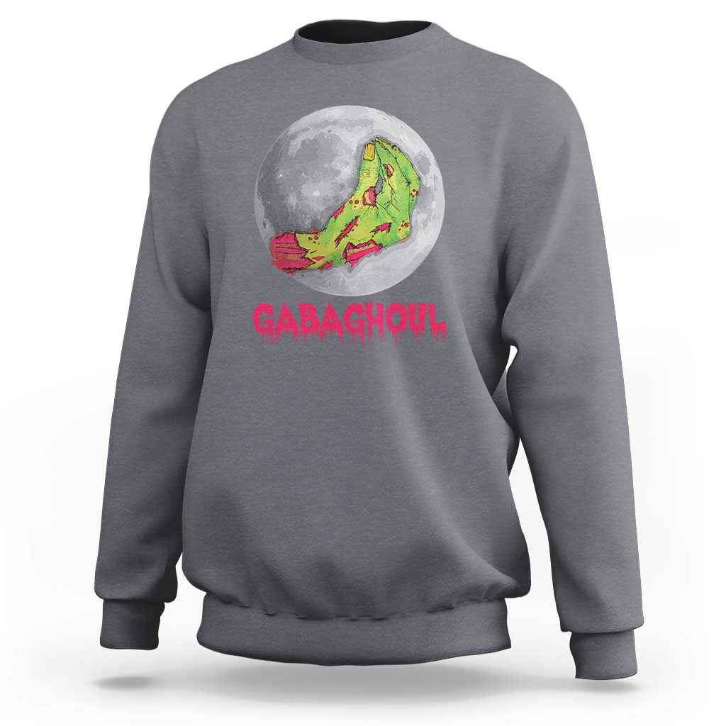 Funny Halloween Sweatshirt Gabaghoul Italian Zombie Hand - Wonder Print Shop