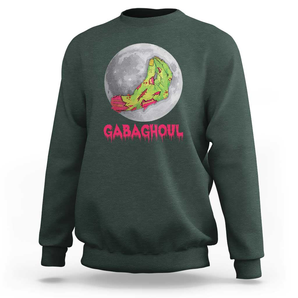 Funny Halloween Sweatshirt Gabaghoul Italian Zombie Hand - Wonder Print Shop