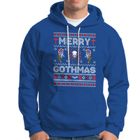 Merry Gothmas Goth Christmas Spider Skulls Hoodie - Wonder Print Shop