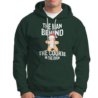Christmas Pregnancy The Man Behind The Cookie In The Oven Gingerbread Baby Hoodie - Wonder Print Shop