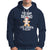 Christmas Pregnancy The Man Behind The Cookie In The Oven Gingerbread Baby Hoodie - Wonder Print Shop