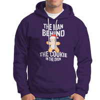 Christmas Pregnancy The Man Behind The Cookie In The Oven Gingerbread Baby Hoodie - Wonder Print Shop