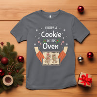 Christmas Pregnancy Gingerbread Baby Cookie In This Oven T Shirt - Wonder Print Shop