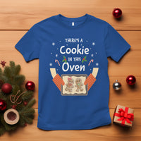 Christmas Pregnancy Gingerbread Baby Cookie In This Oven T Shirt - Wonder Print Shop